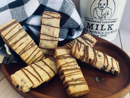 Chocolate Chip Shortbread Cookies